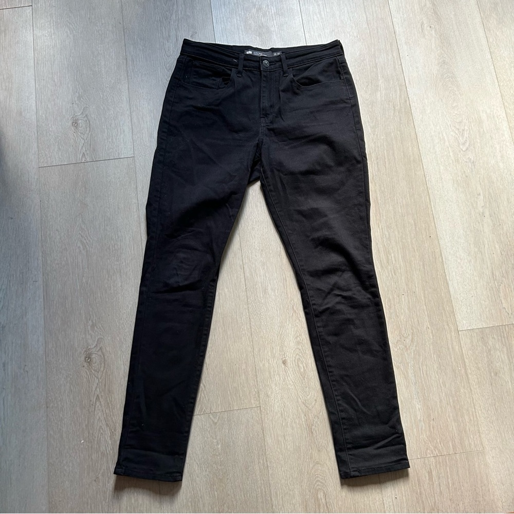 Levi's Filiforme skinny black jeans 30